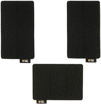 M-Tac Hook and Loop Tactical Morale Patches Board Molle Attachments Black Different Sizes