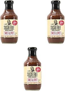 G Hughs Sweet and Spicy BBQ Sauce 18oz Pack of 3
