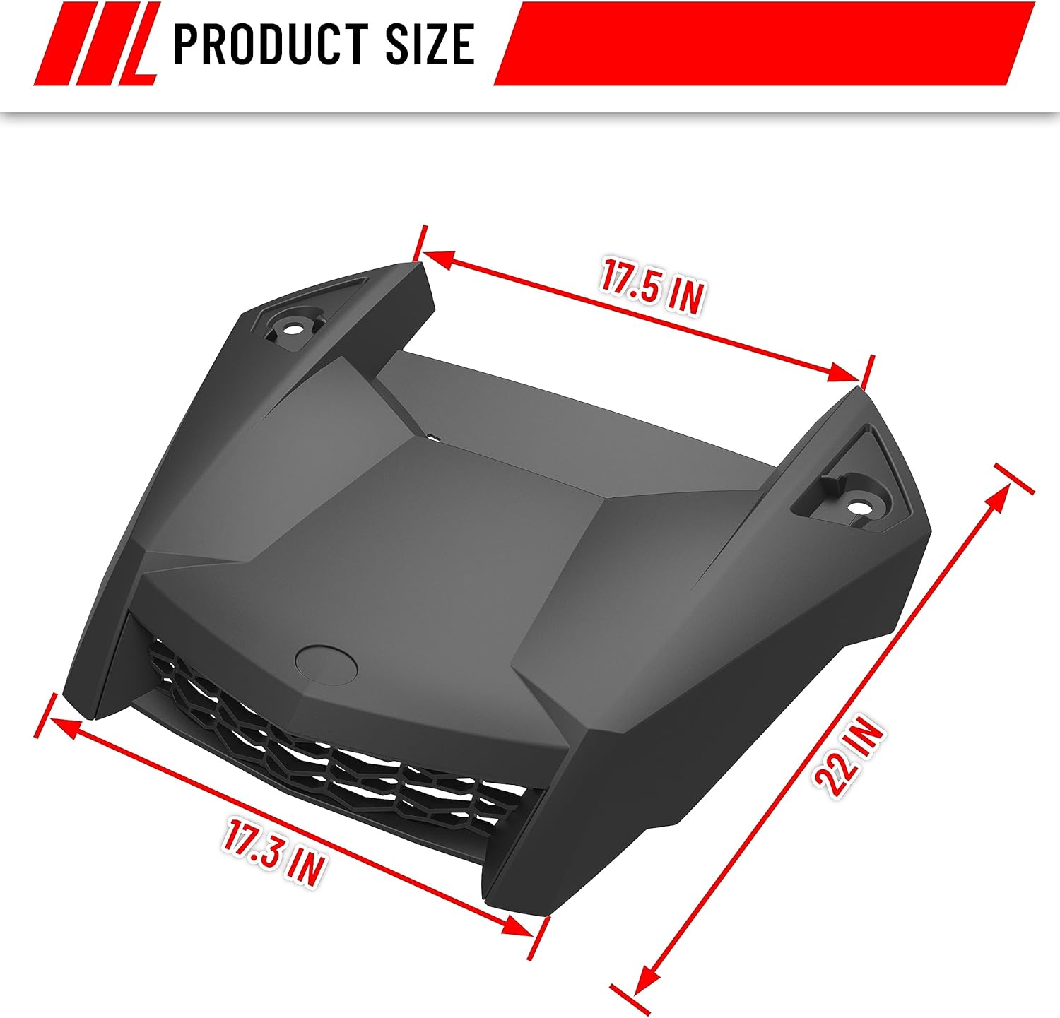SAUTVS Turbo Hood Scoop Air Intake Kit for Polaris RZR XP 1000/4 1000 RZR XP Turbo S 2019-2023 (Replace #5454429-632)