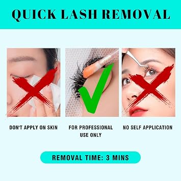 VAVALASH Professional Eyelash Extension Remover Cream 15g+Premium Lashes