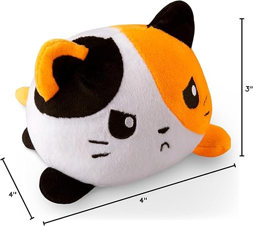 Miniatura 33 de TeeTurtle - Peluche reversible original de gato, gato sirena, bonitos animales de peluche sensoriales que muestran tu estado de ánimo Mercat azul +