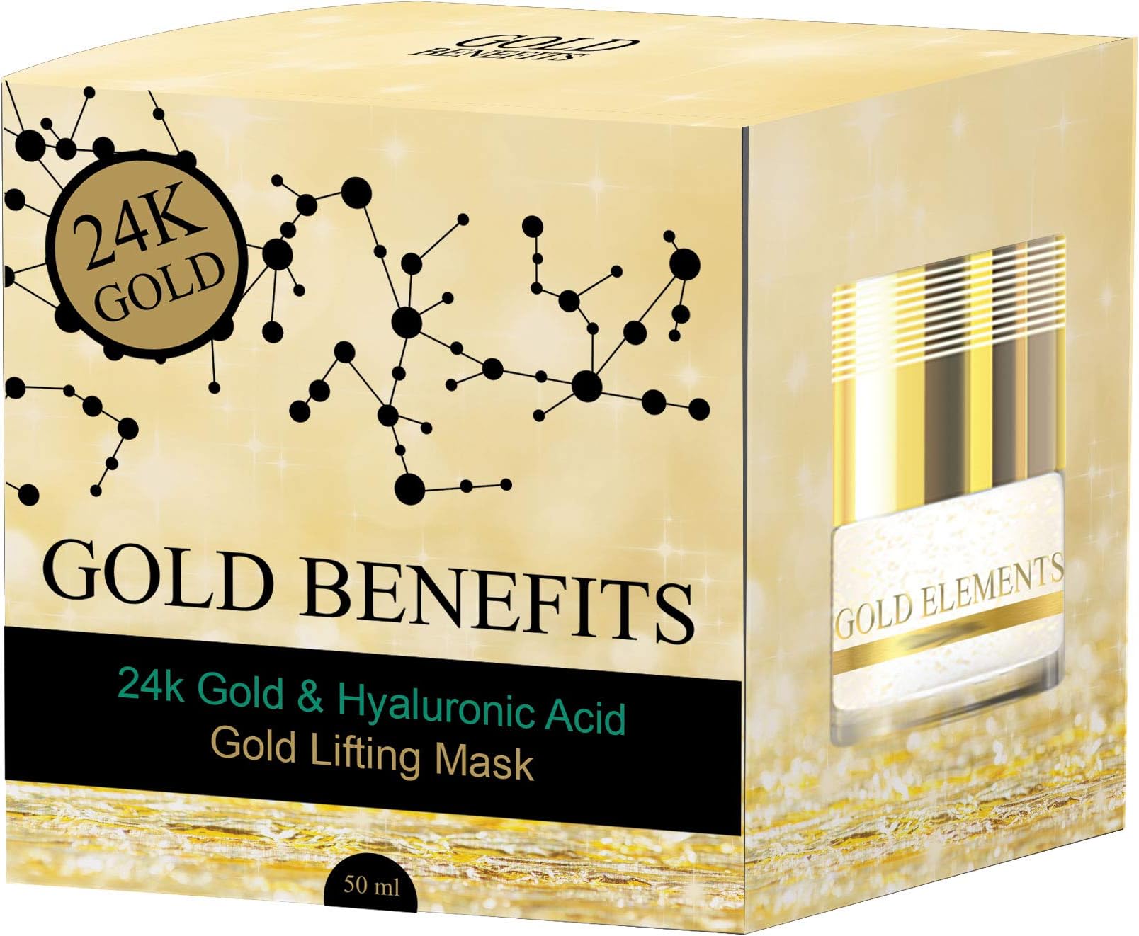 Gold Benefits Renewal Day Cream, 24 K skin care.