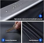 GUNHYI Car Cover for Coupe Sport Car Waterproof All Weather, Suitable for BMW Z3, Honda S2000, Mazda Miata/MX-5, Saturn Sky, Pontiac Solstice, Toyota MR2 Spyder, Volkswagen Cabrio etc.
