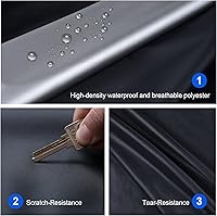 Vista 2 de Cobertor impermeable para automóvil SUV, para todo tipo de clima, ajuste universal