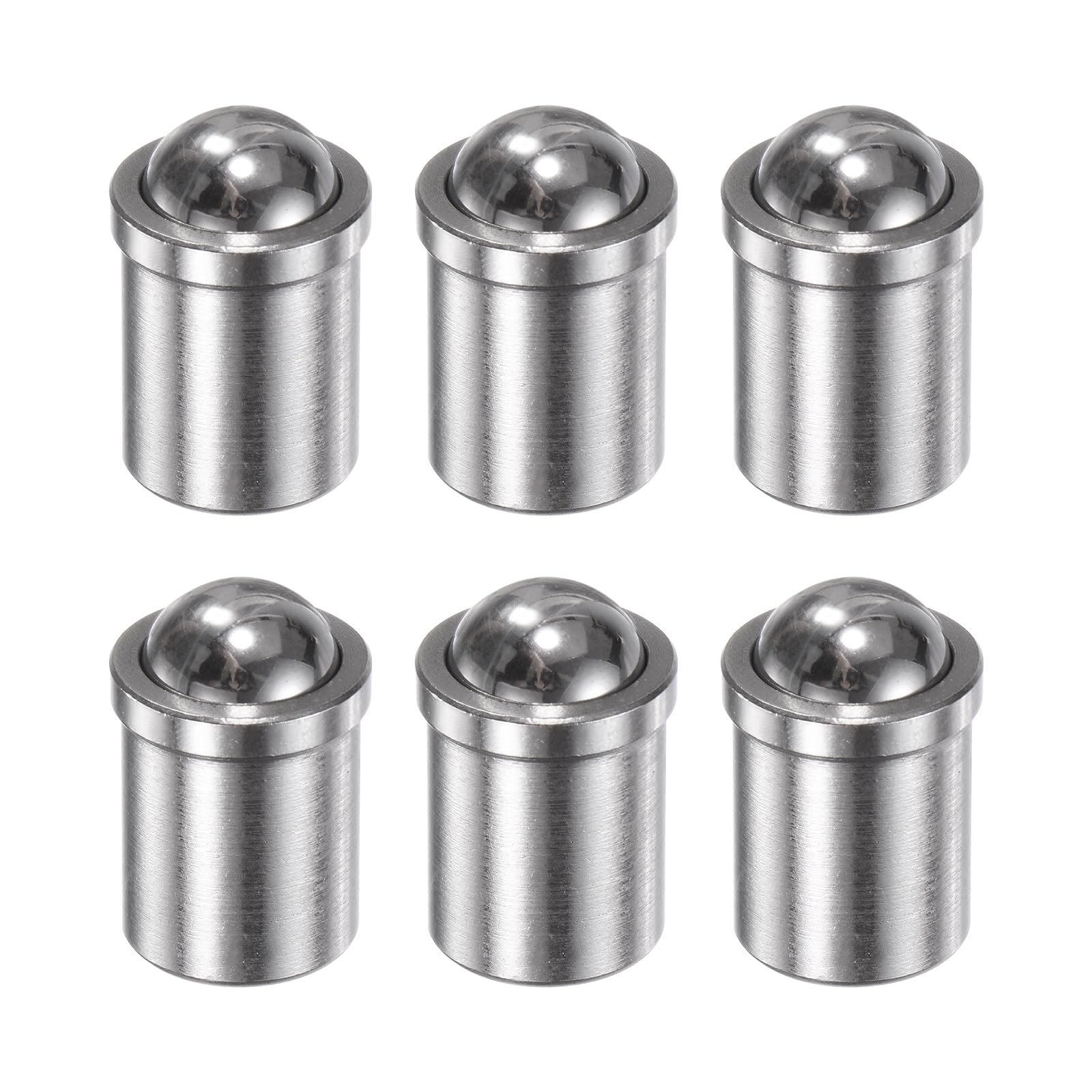 HARFINGTON 6pcs Ball Point Spring Plungers 12x16mm 304 Stainless Steel Precision Positioning Beads Ball Spring Plungers Ball Catch Latch for Door Cupboard Mechanical Devices Clamps Furniture