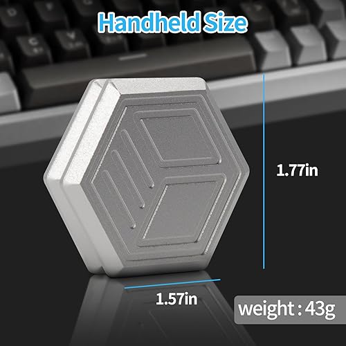Miniatura 4 de OBEST Fidget Slider hexagonal deslizante en múltiples direcciones Fidget Toy Magnet para adultos Fidget Slider Juguete para adultos Juguete para
