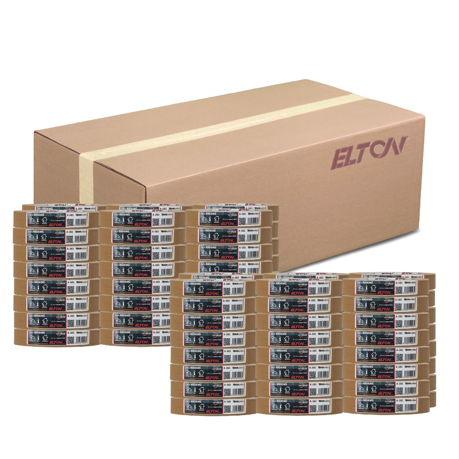 ELTON 96 X Rollos Cinta Carrocero Car 90º A-083 18 Mm X 45 Mts