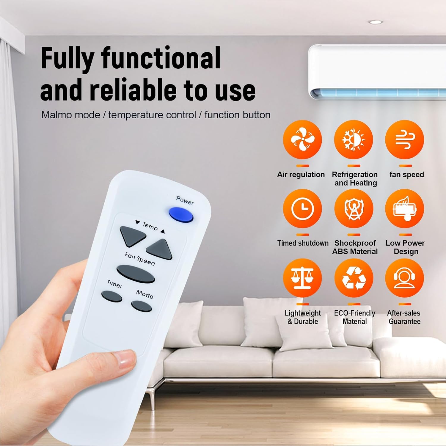 AKB73016010 交換用リモコン LG エアコン 6711A20066F 6711A20066L LT0814CNR LT10