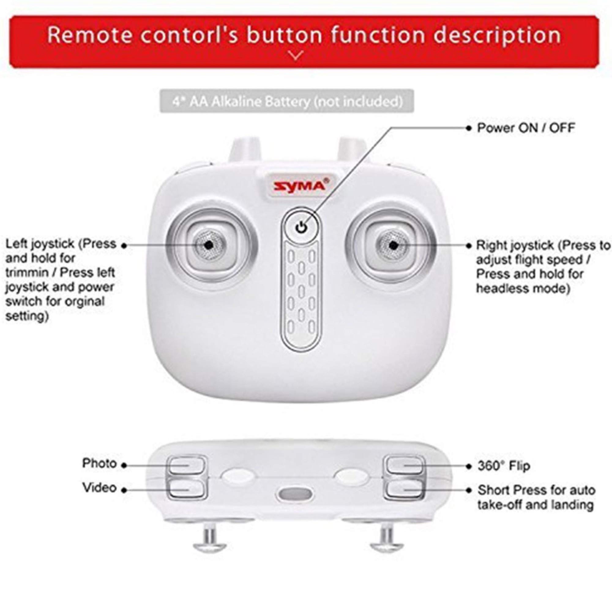 SYMA X21W Wifi FPV ミニドローン HDカメラ Toy House Syma X21W Wifi FPV Mini Drone with Camera Live