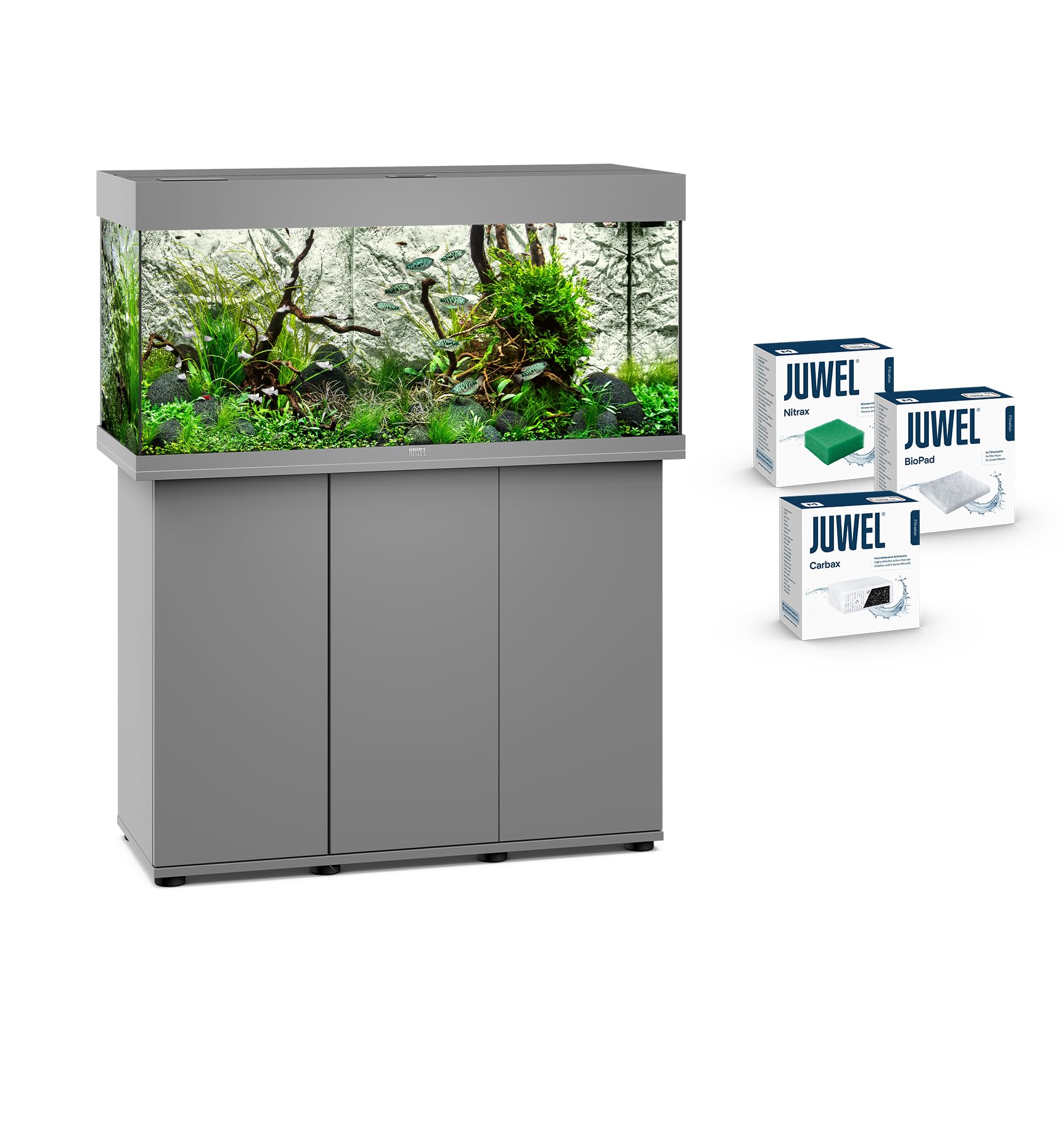 JUWEL Aquarium Rio 180 Kombination grau
