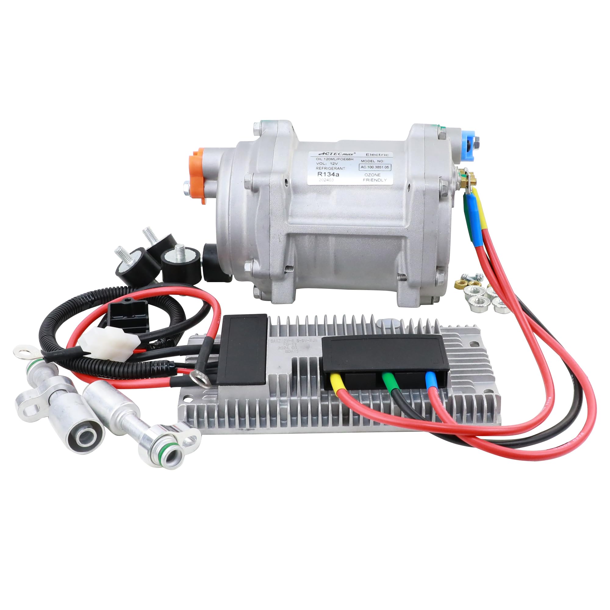 Amazon.co.jp: ACTECMAX ユニバーサル AC 電動コンプレッサー 20cc/r