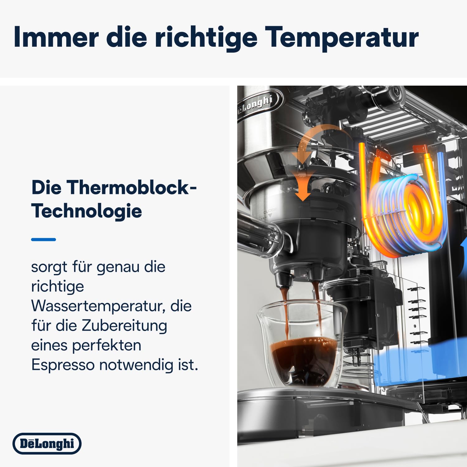 De'Longhi Dedica Arte EC 885.BG Espressomaschine Siebträgermaschine 15 cm 1L Wassertank MyLatteArt Milchschaumdüse Beige