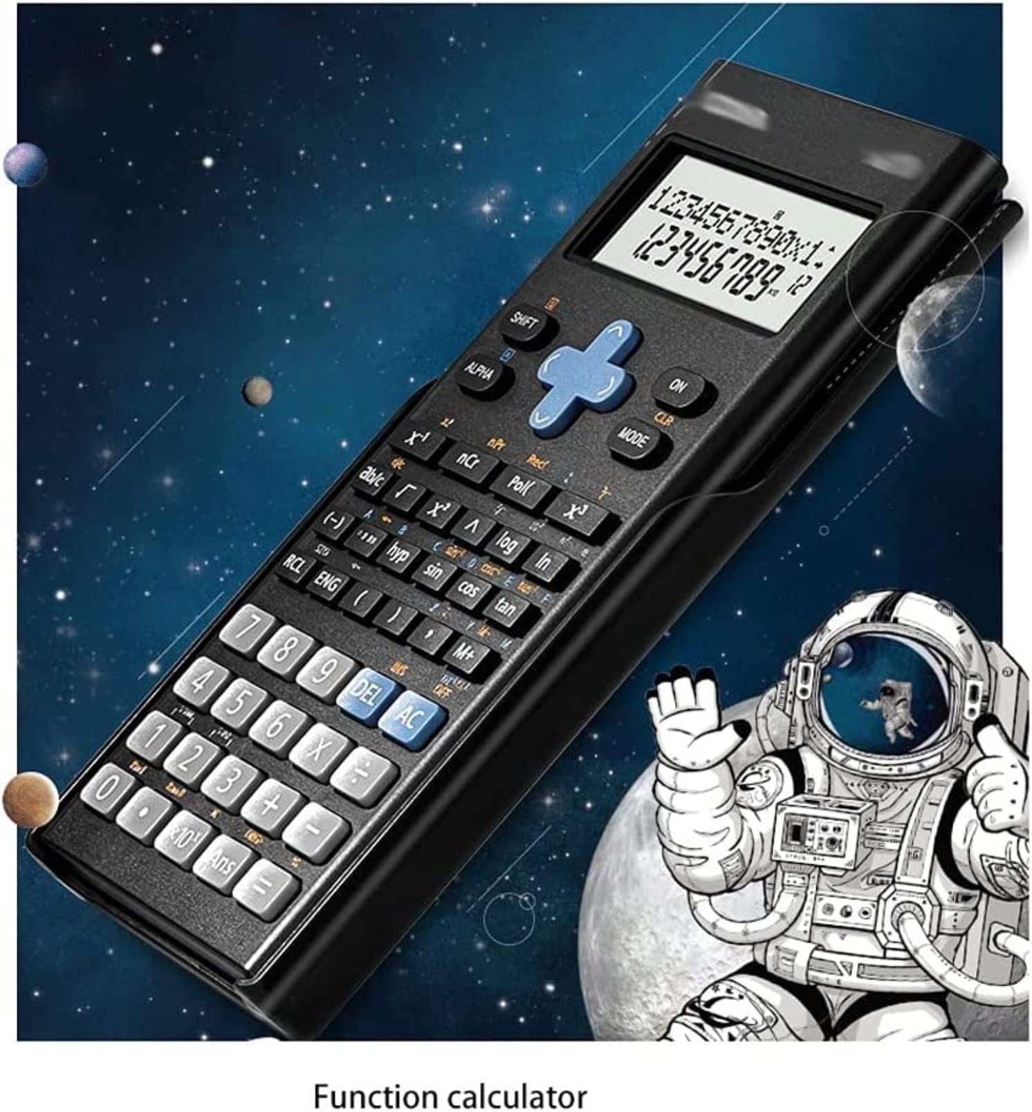Calculadora Calculadora De Funciones Multifunción For Estudiantes Ciencias Adecuada For La Escuela Secundaria Escritorio Oficina(White)