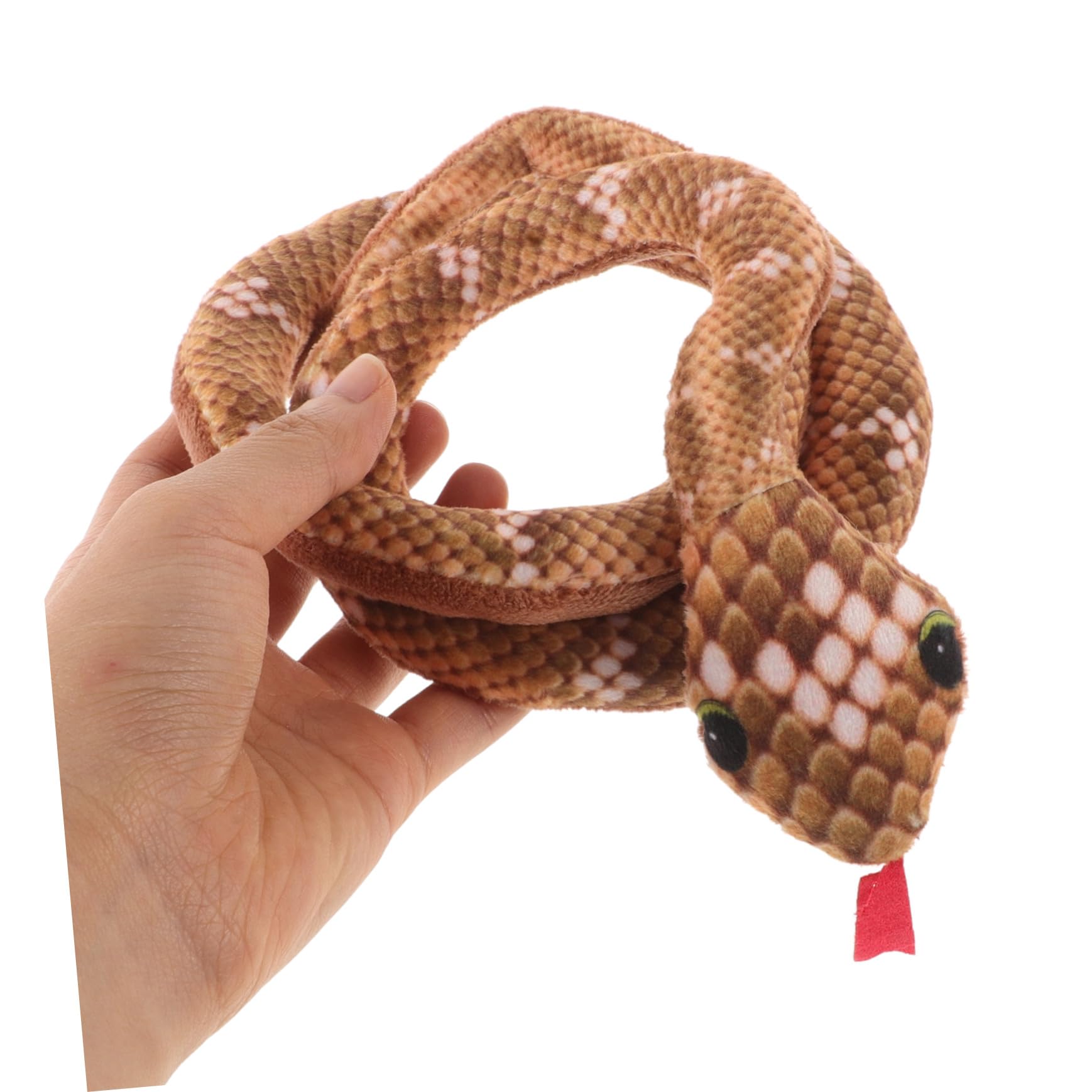 INOOMP Serpent Peluche pour Chat Intérieur avec Herbe à Chat Stimulation Interactive et Exercice pour