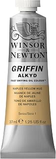 Winsor & Newton Griffin Alkyd Fast Drying Oil Paint, 37ml (1.25-oz) tube, Naples Yellow Hue