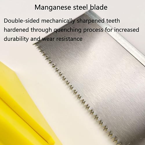 Miniatura 3 de Juego de caja de inglete y sierra, caja de inglete de 12 pulgadas con sierra trasera de 14 pulgadas para manualidades, mini sierra de inglete para