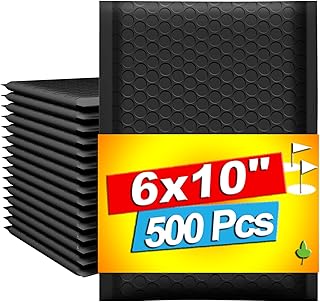 Bubble Mailers 4x8 Inches |6x10 |8.5x12 |10.5x16" 50 Pack |100|200|500Pcs, Waterproof & Tear-Proof Padded Envelopes, Self Seal Bubble Envelopes for packaging for small business and More