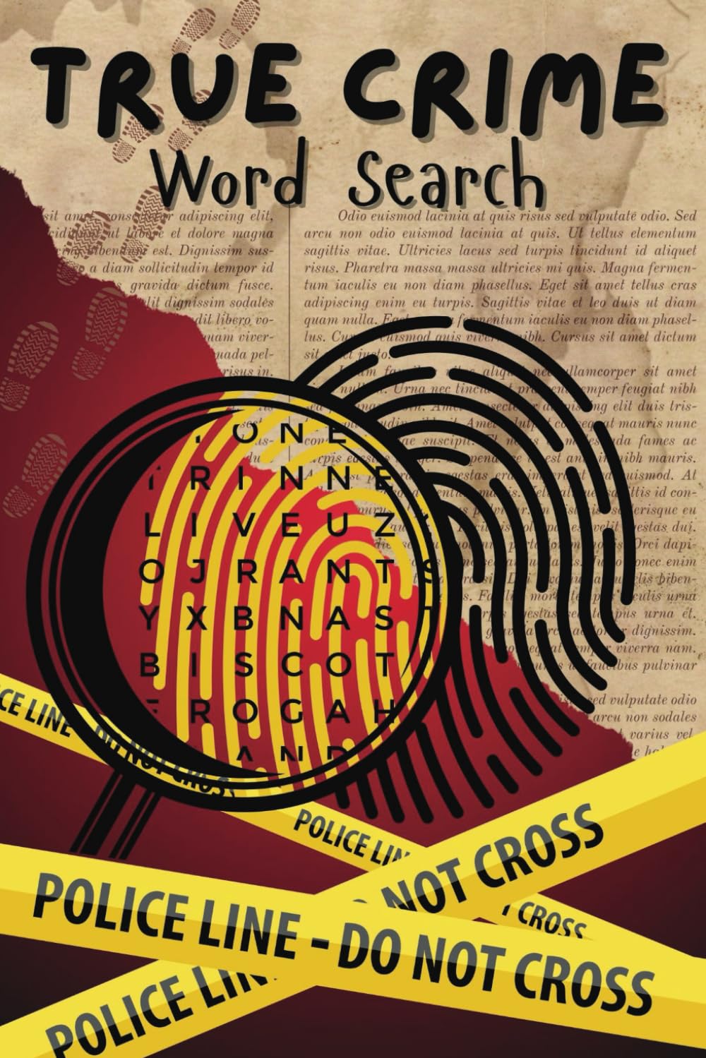 True Crime Word Search: Word Search Puzzle Book