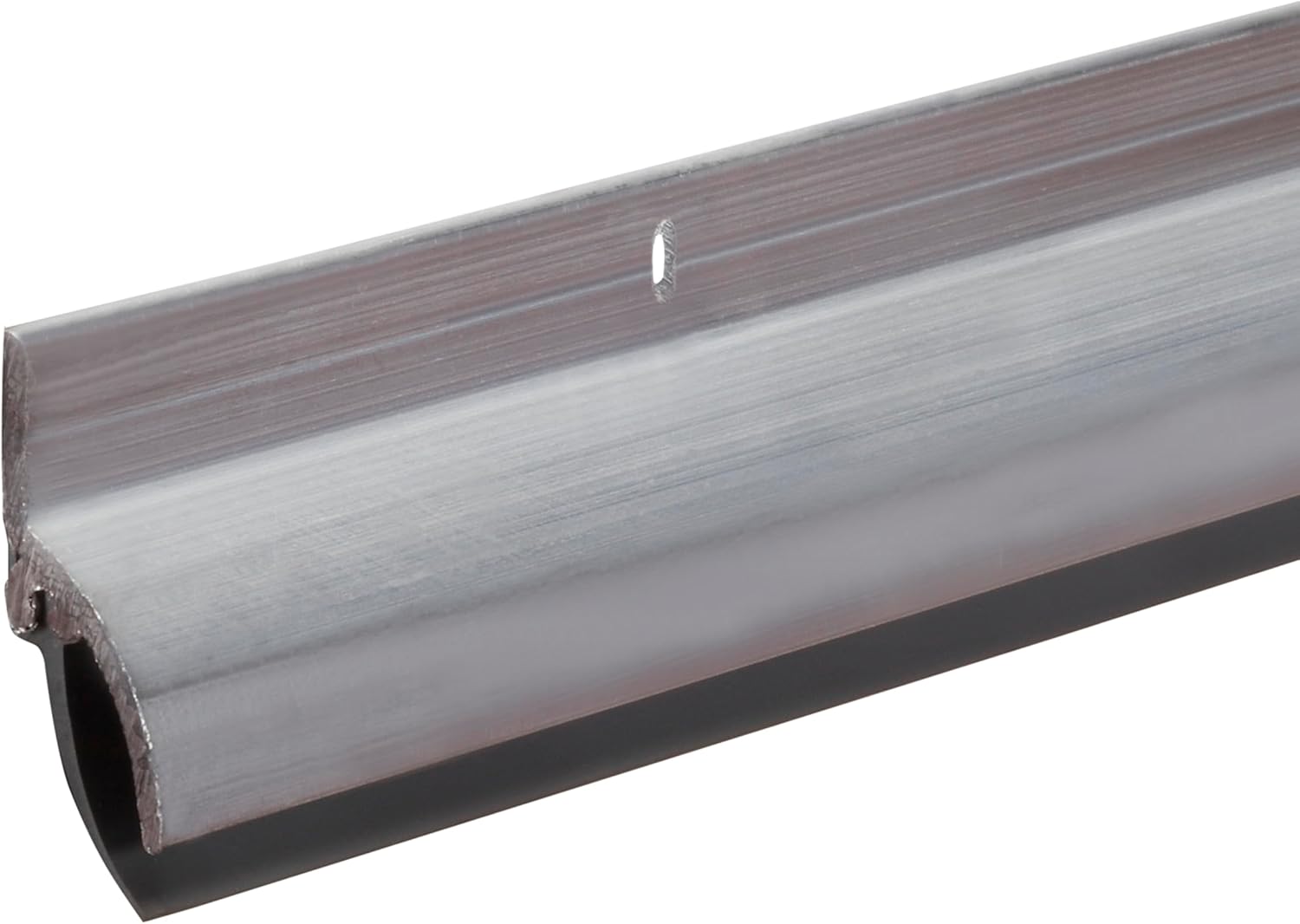 M-D Building Products 05546 36 in. Silver Aluminum and Vinyl Drip Cap Screw-on Door Sweep