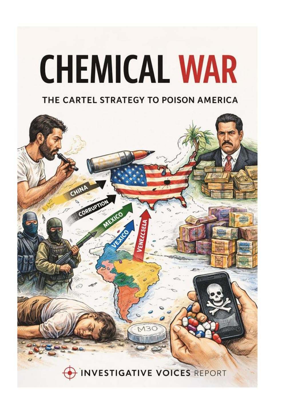 CHEMICAL WAR: The Cartel's Strategy to Poison America: Inside the Fentanyl Crisis, The Bribed Politicians and the Global Crime Network Hiding in Plain Sight (AMERICAN TRUTH DAILY)