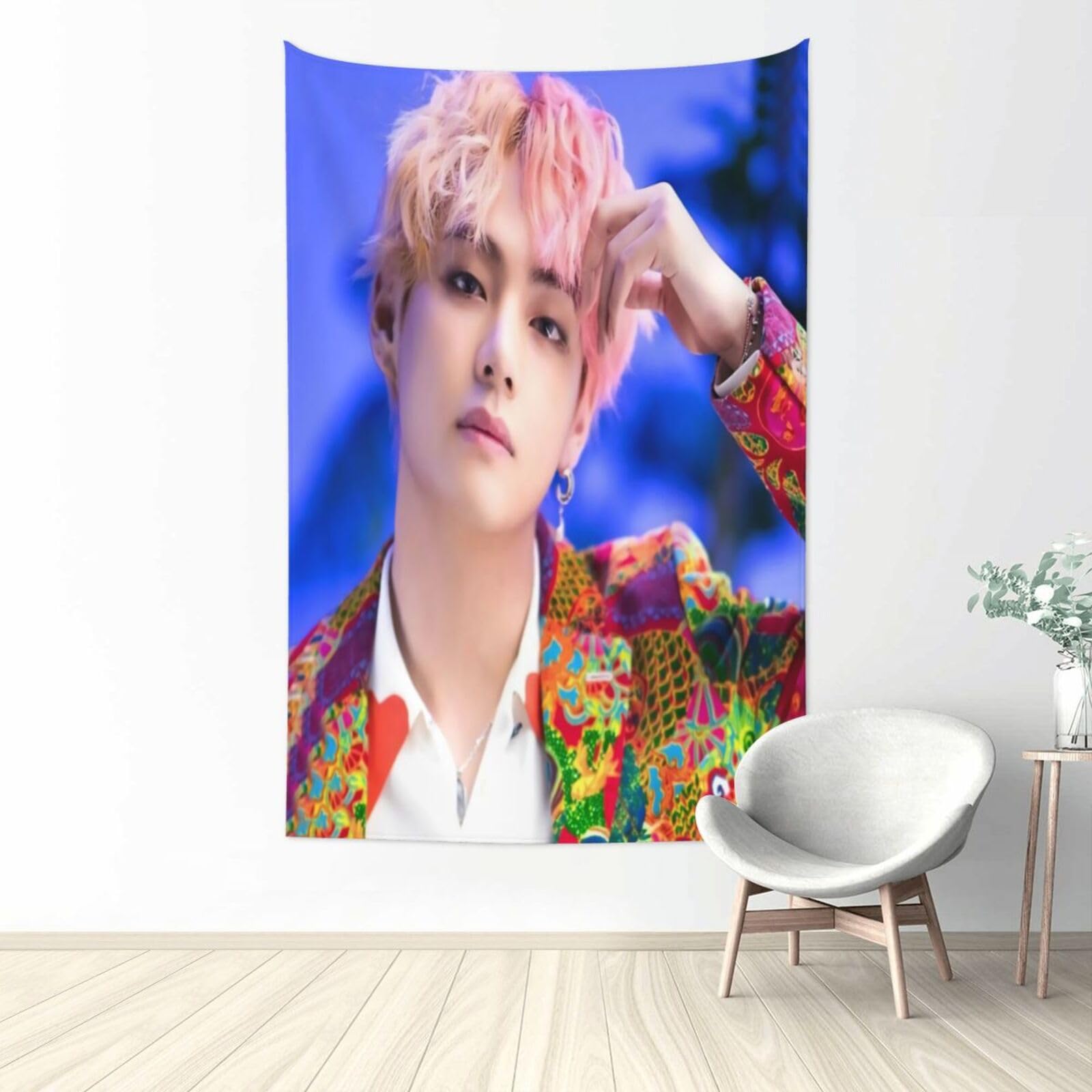 Amazon.com: Fleurique Kim Taehyung Tapestry Wall Hanging