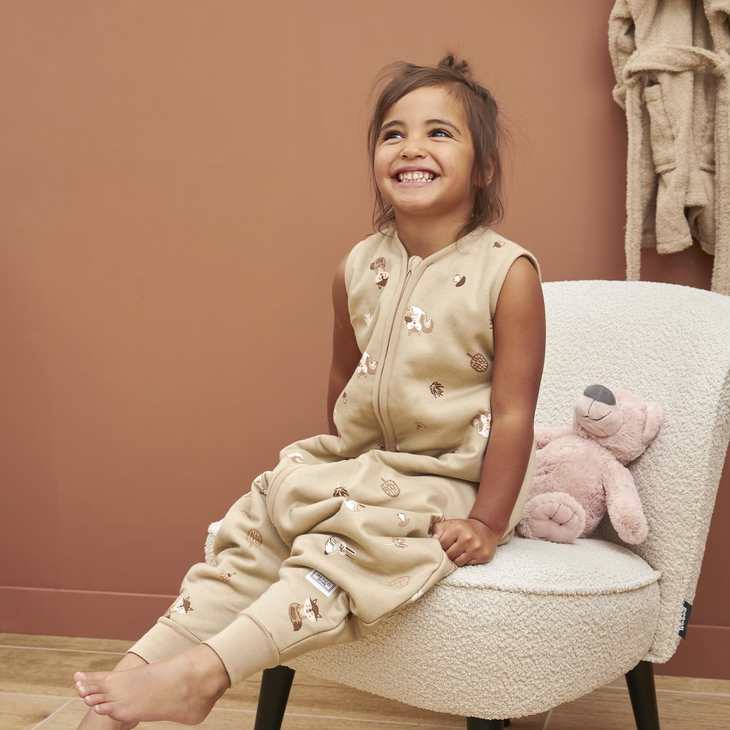Schlafsack Jumper 104 cm Forest Animals Sand