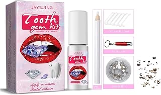 Tooth Gem Kit - DIY Fashionable Tooth Ornaments with Curing Light and Glue - Crystals Jewelry Starter Kit for DIY Use