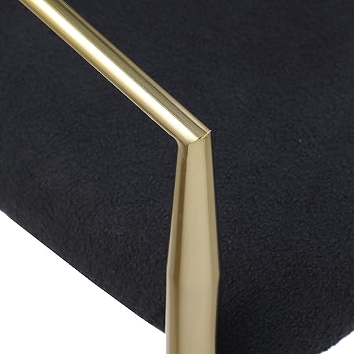 Miniatura 7 de Dining Chairs Set of 2, Modern Kitchen Dining Room Chairs with Round Backrest and Black Metal Legs, Table & Chair Sets for Home Decor,2pcs