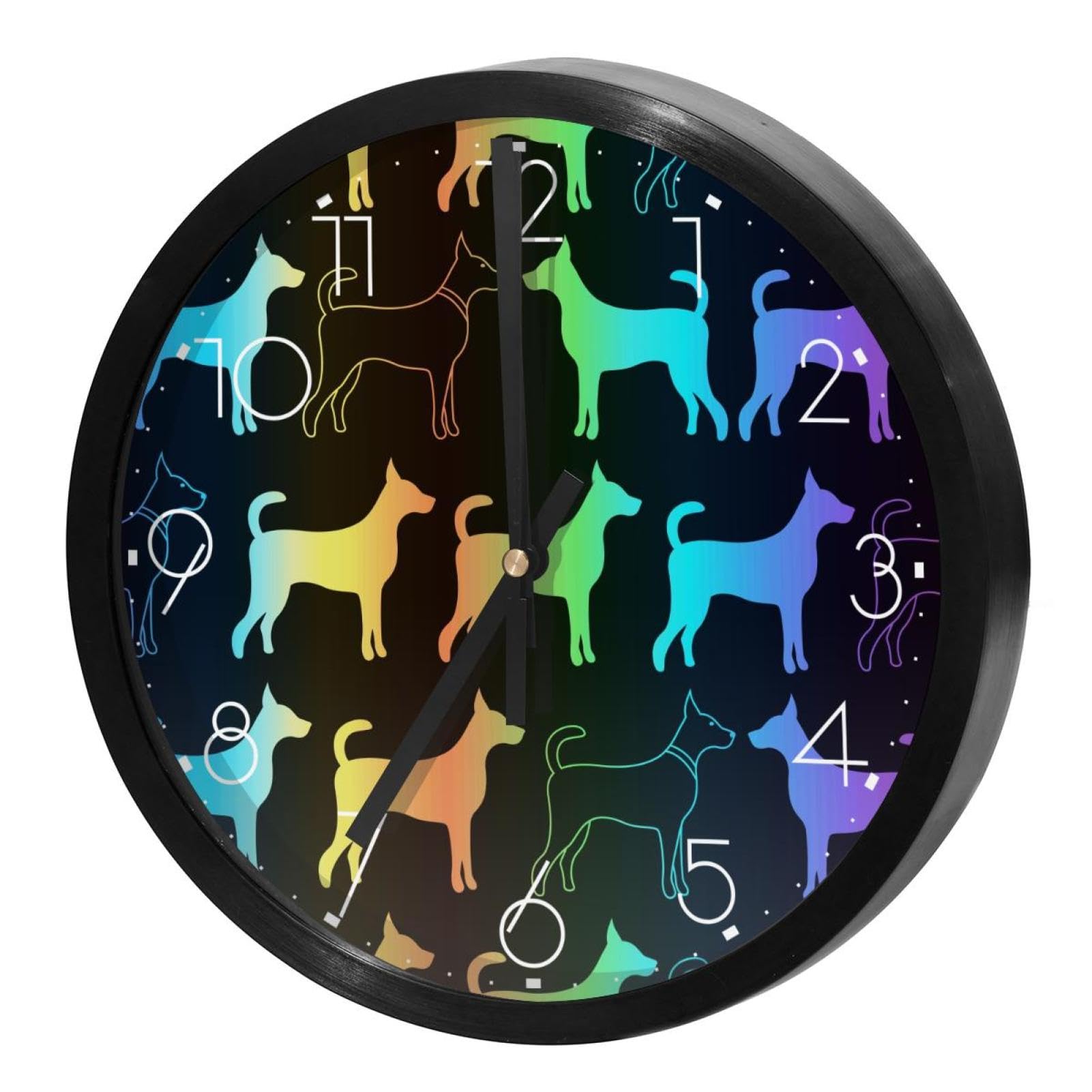 Horloge murale à quartz silencieuse avec mécanisme à piles