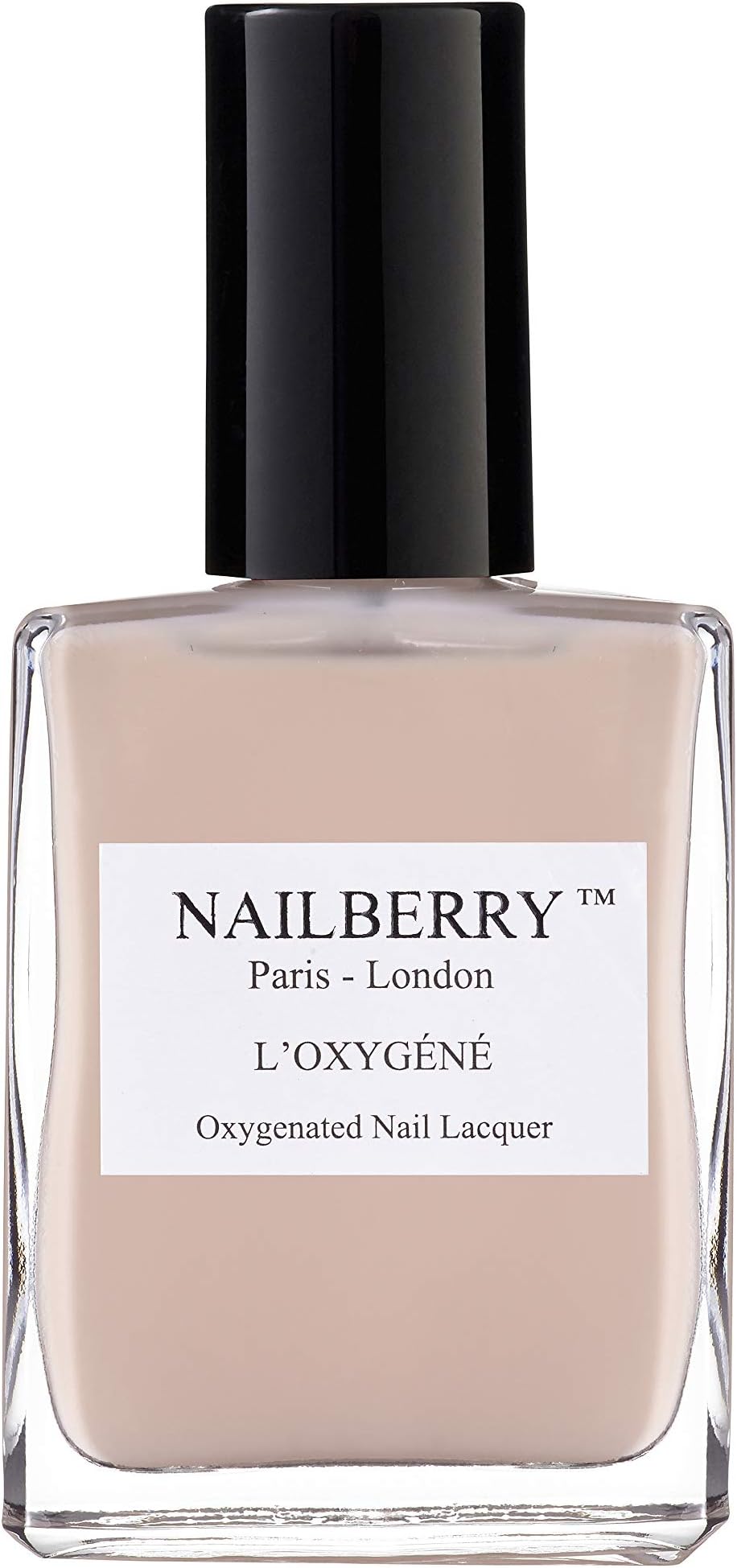Nailberry L'Oxygéné Oxygenated Nail Lacquer | Au naturel, 15 ml | Polish for a Healthier Manicure & Long Lasting Colour | 12-Free, Vegan, Halal, Cruelty & Gluten Free