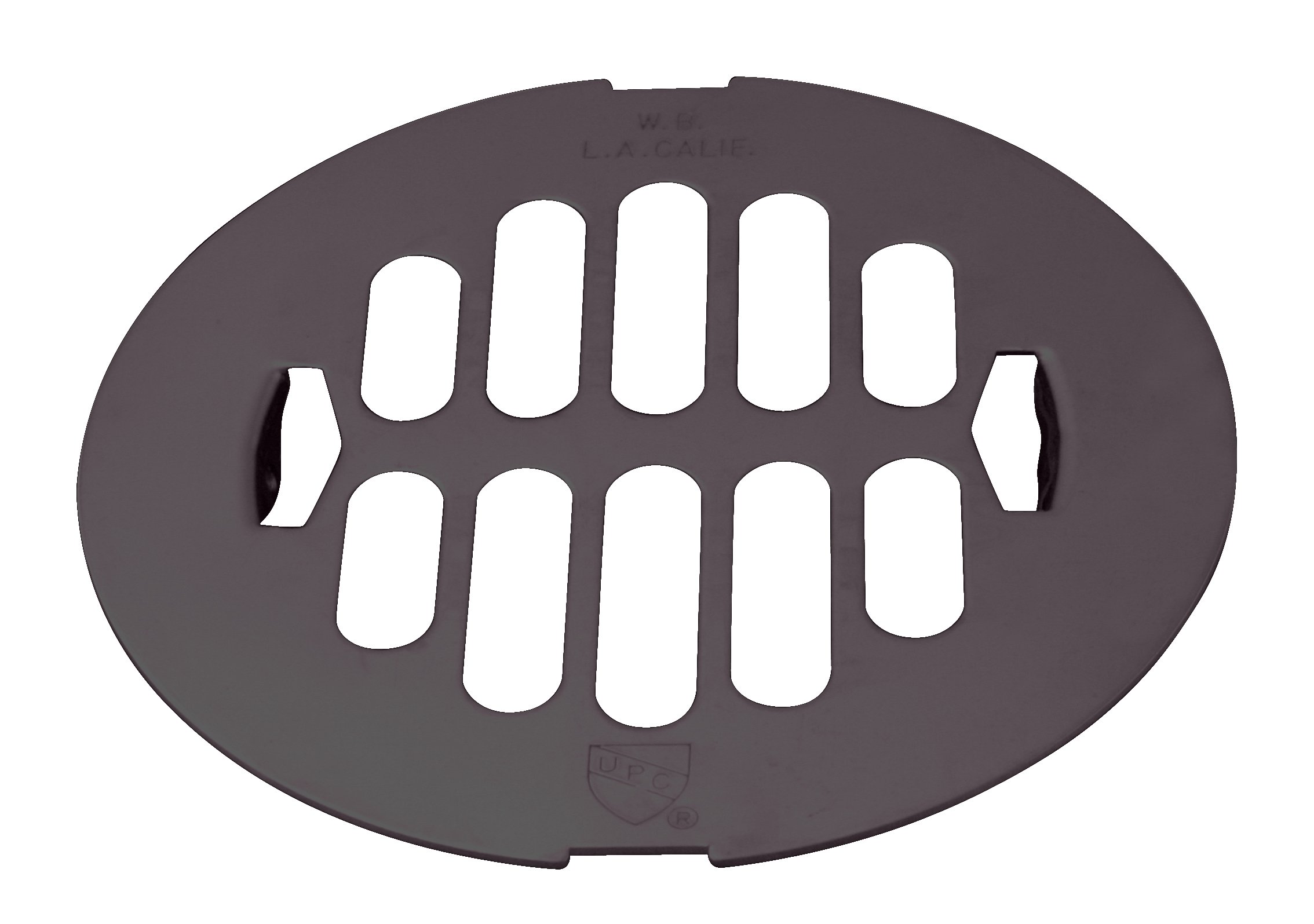 Filtre de douche encastrable Westbrass D3198-12 bonde de vidage 4 1/4" OD