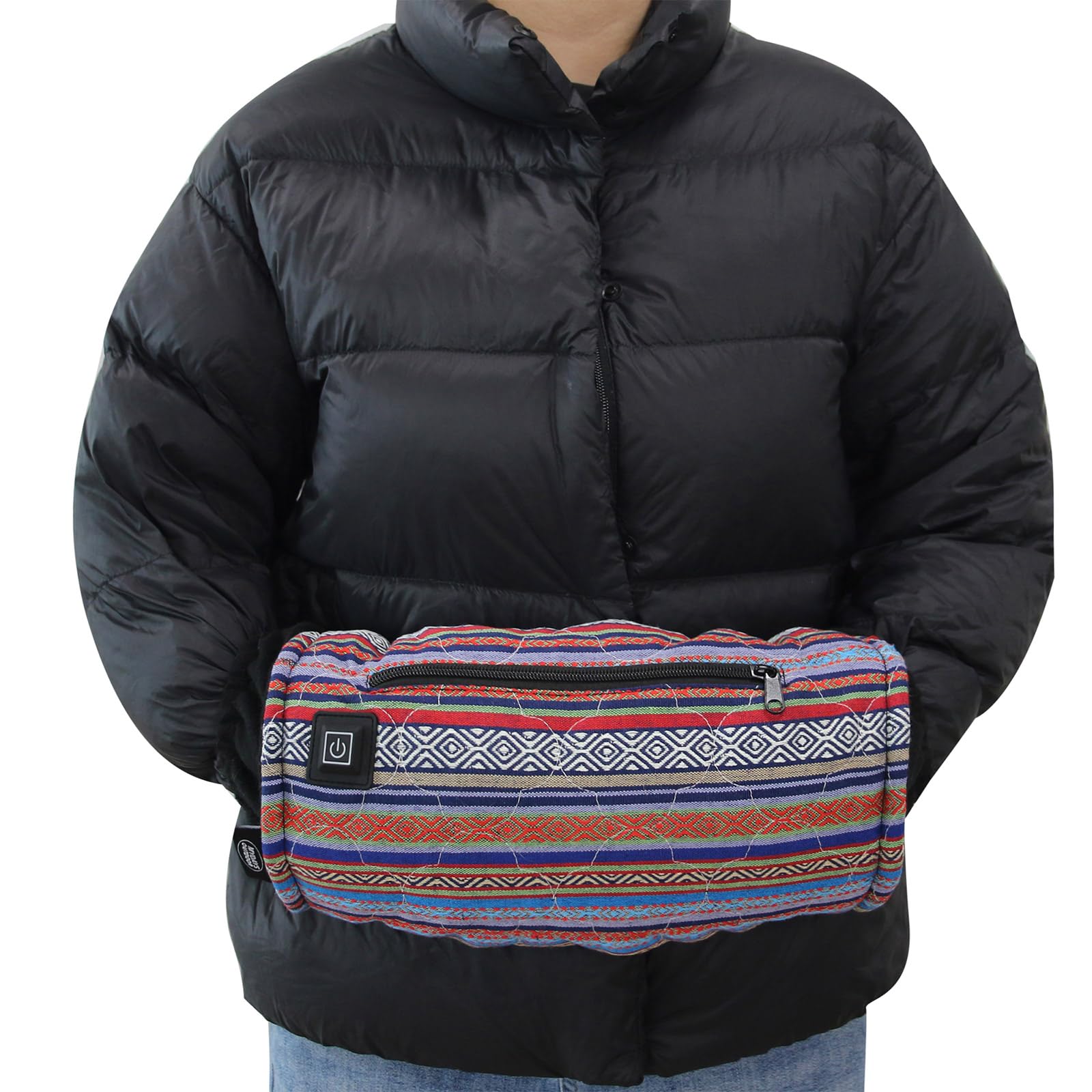 Calentador de manos recargable guantes calentados bolsa calentador de manos rápido bolsa eléctrica para compras de oficina e invierno