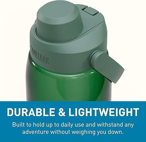 Miniatura 5 de CamelBak Thrive Chug Tritan Renew Botella de agua verde bosque, 32 onzas