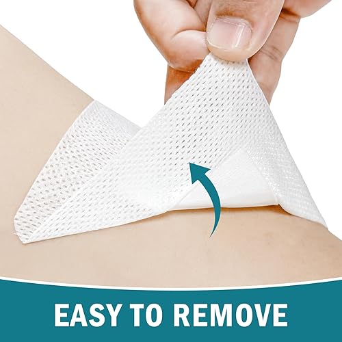 Miniatura 7 de Island Dressing de 4 x 4 pulgadas, 50 almohadillas de gasa con borde empaquetadas individualmente, almohadilla antiadherente de 2 x 2 pulgadas en el