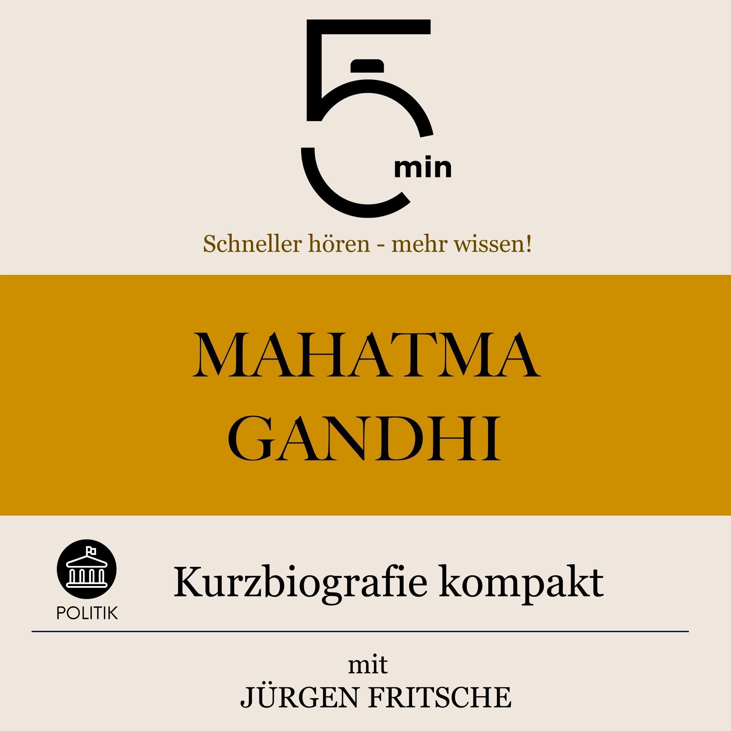 Cover art for Mahatma Gandhi - Kurzbiografie kompakt