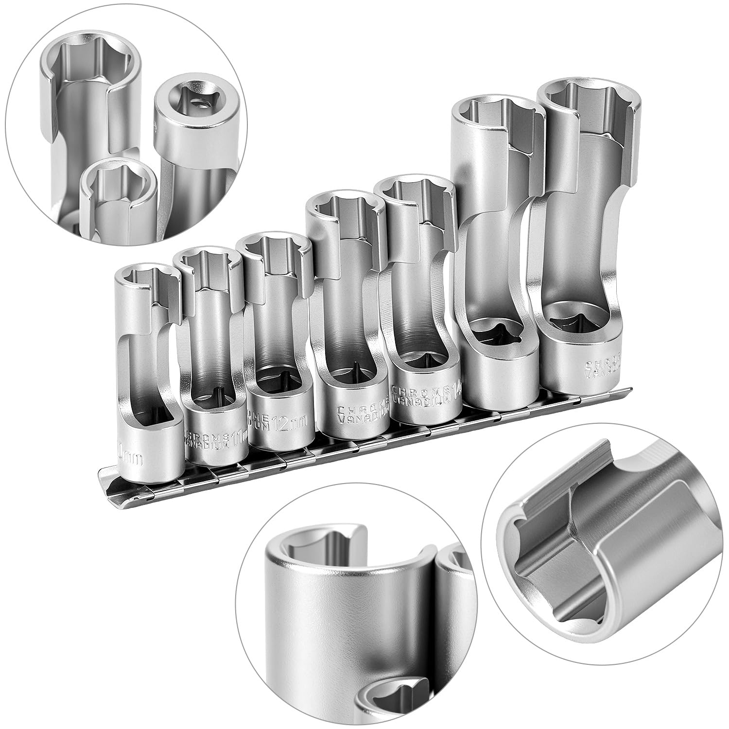 YobiLife Dopsleutel 5 STKS 150mm Hex Moer Driver Bit Extension Mouw