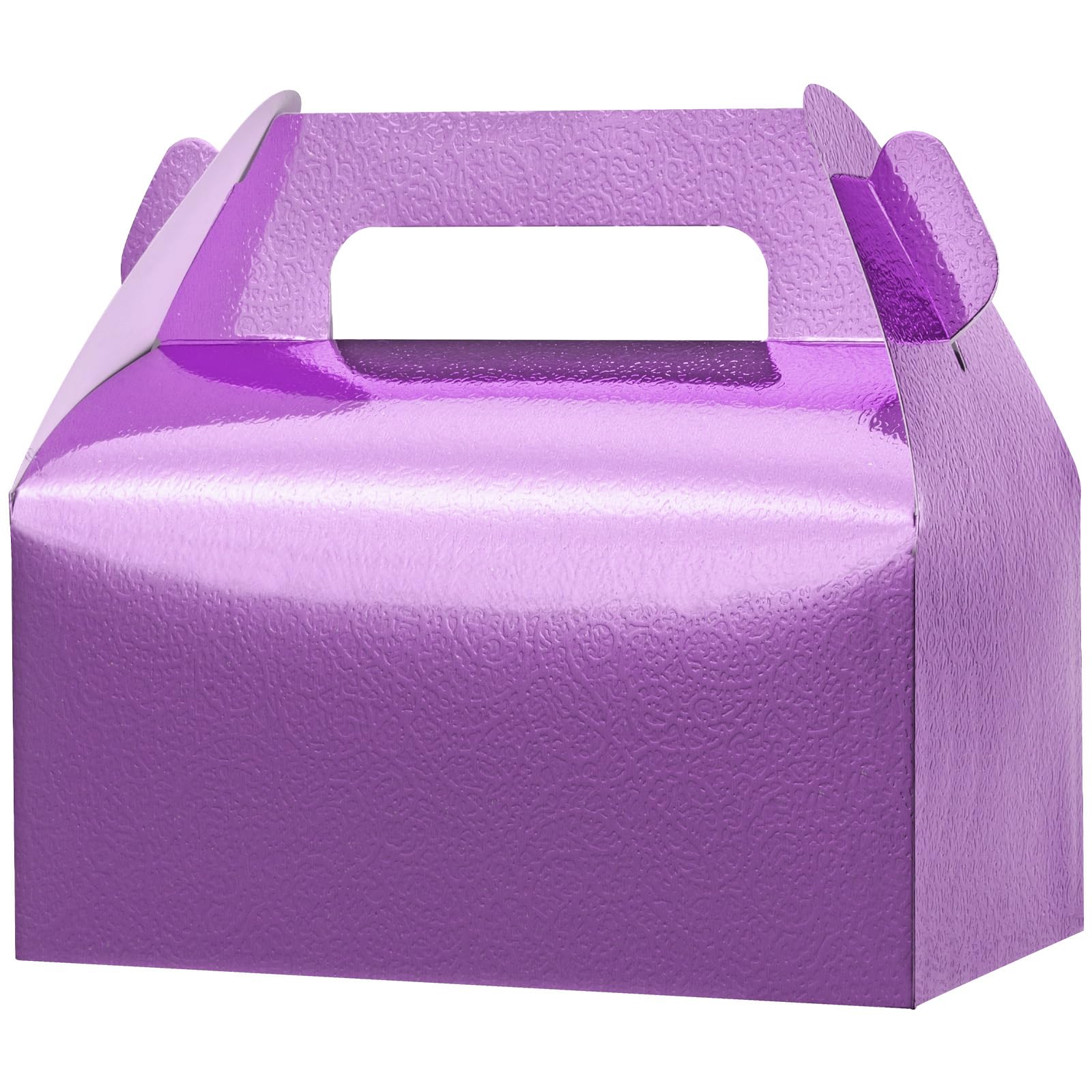 UnicoPak 30 Pack Purple Party Boxes, Party Food Boxes for Lunch Goodie Cookie Treats Toys for Kids Birthday, 16.5x9x9 cm
