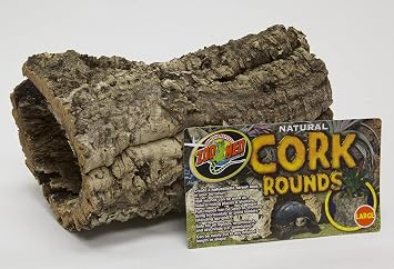 DBDPet s Bundle with Zoomed Natural Virgin Large Cork Round or Half-Round for Reptiles - Includes Pro-Tip Guide - Create a Forest in Your Terrarium