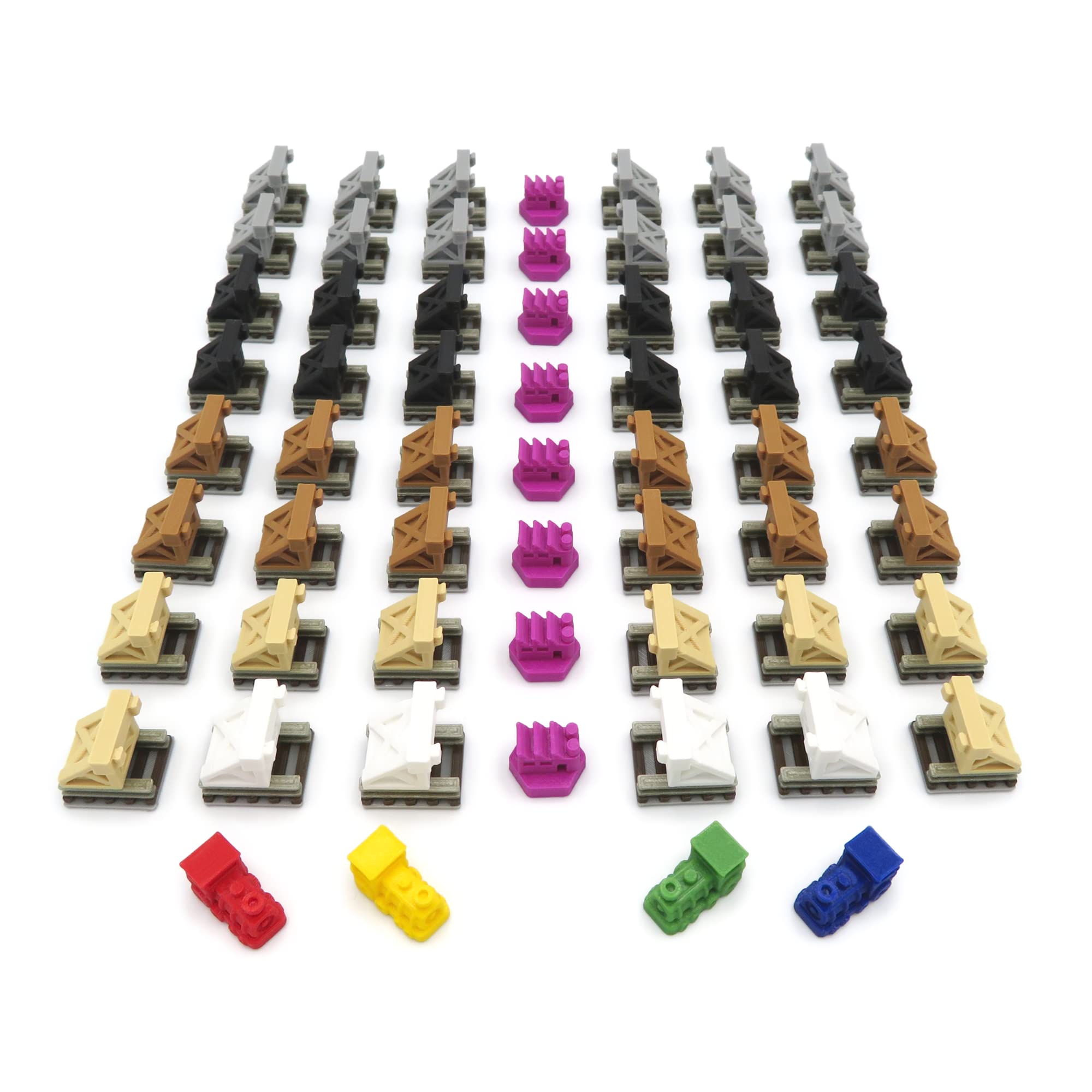 Russian Railroads Upgrade Pack - 60 Pieces, Red