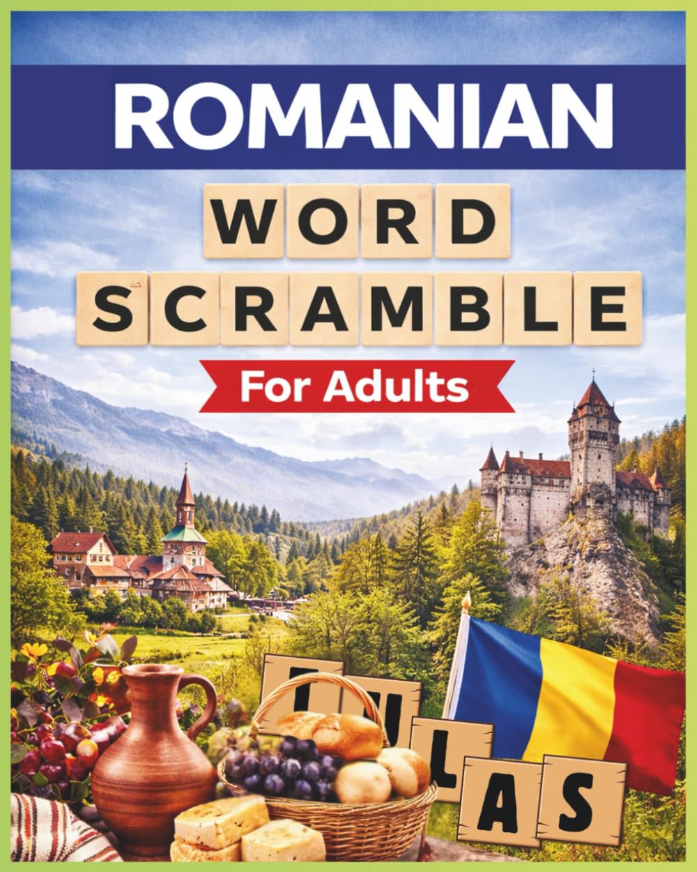 Romanian Word Scramble for Adults: Relaxing Word Puzzles to Discover Romanian Vocabulary | 8 × 10 In | 800 Words | A Thoughtful Gift for Any Occasion (Word Scramble - Language Puzzle Series)