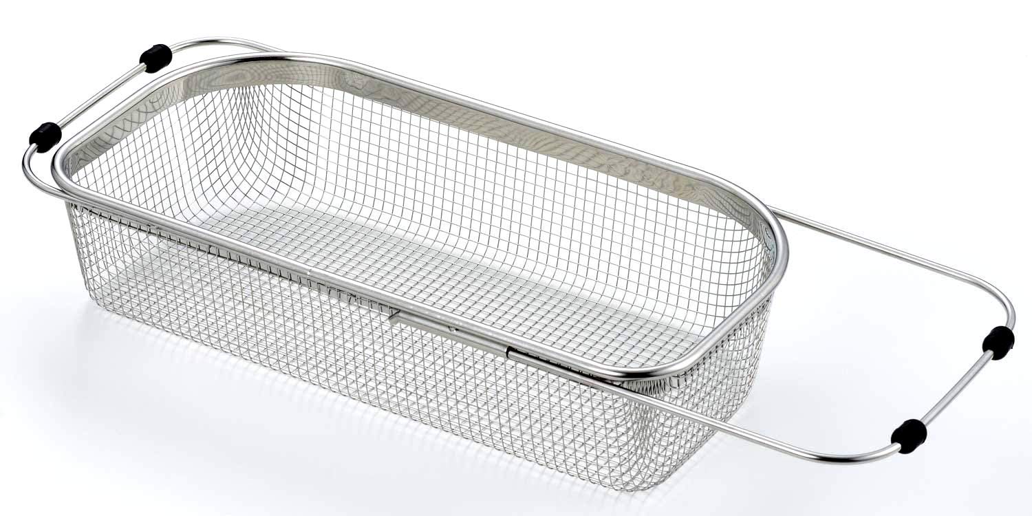 Nagao SH-024 Tsubamesanjo Sink Drainer Rack, Extendable, 16.7-21.5 inches (42.5-54.5 cm), Deep, 18-8 Stainless Steel, Made in Japan