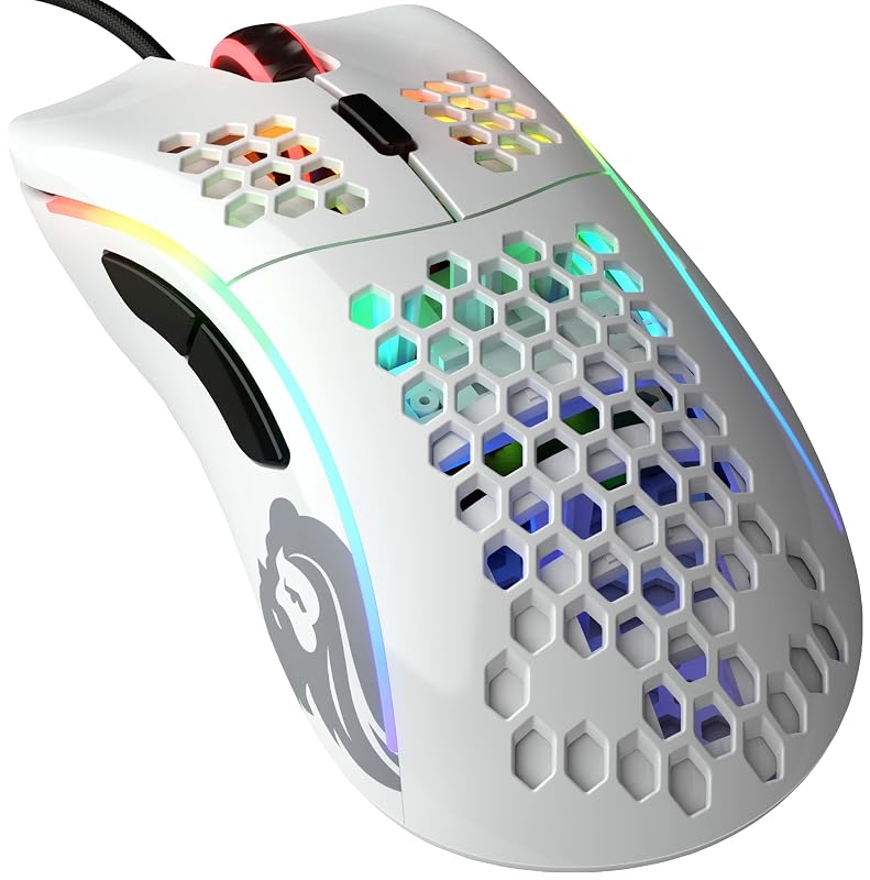 Glorious Model D bianco lucido — per chi passa ore intere a giocare