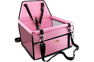 Petbobi Car Booster Seat for Dogs Up to 15 Pounds