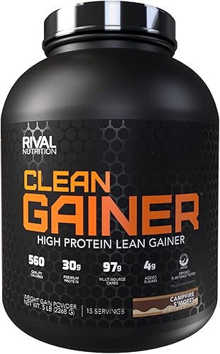 Rival Nutrition Clean Gainer - Campfire SMores Clean Gainer 5 libras