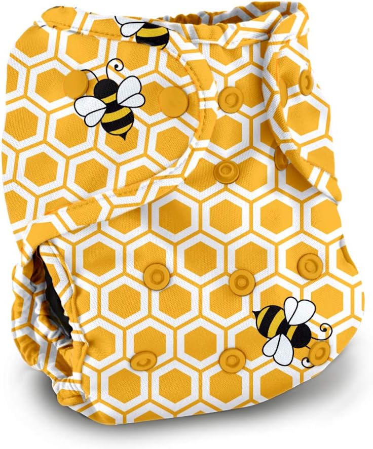 Buttons Cloth Diaper Cover - One Size (Honeybuns) : Baby