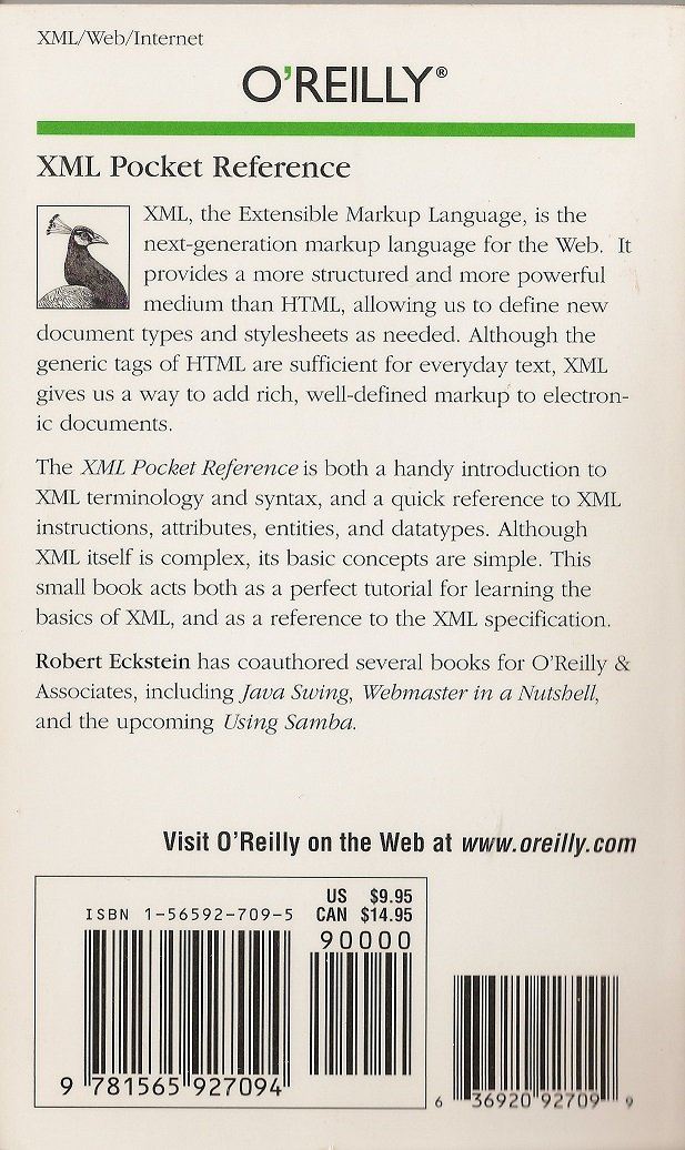 XML Pocket Reference