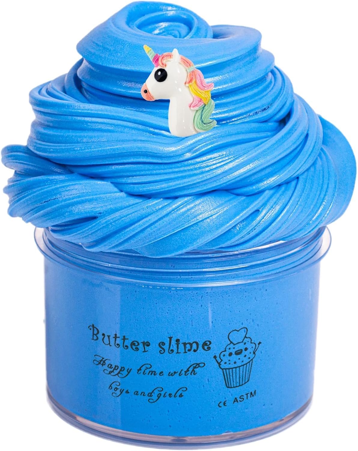 Purple Grapes Butter Slime, Stress Relief Scented Slime Toy for Girls Boys, Non-Sticky, Party Favors, Prize, School Education, Birthday Gifts(7oz 200ML)