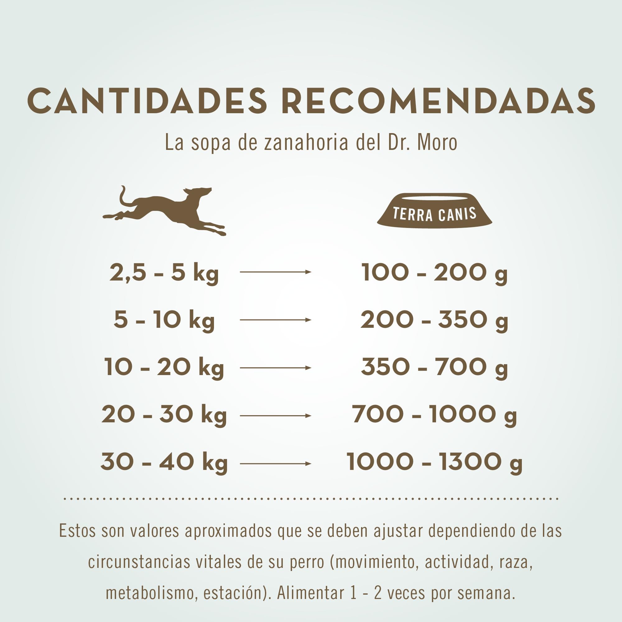 Terra Canis Sopa de Zanahoria Alimento para Perros, 12x400 g - Ideal para Problemas gastrointestinales y digestivos | para una Flora intestinal Sana | Ingredientes 100% Human-Grade