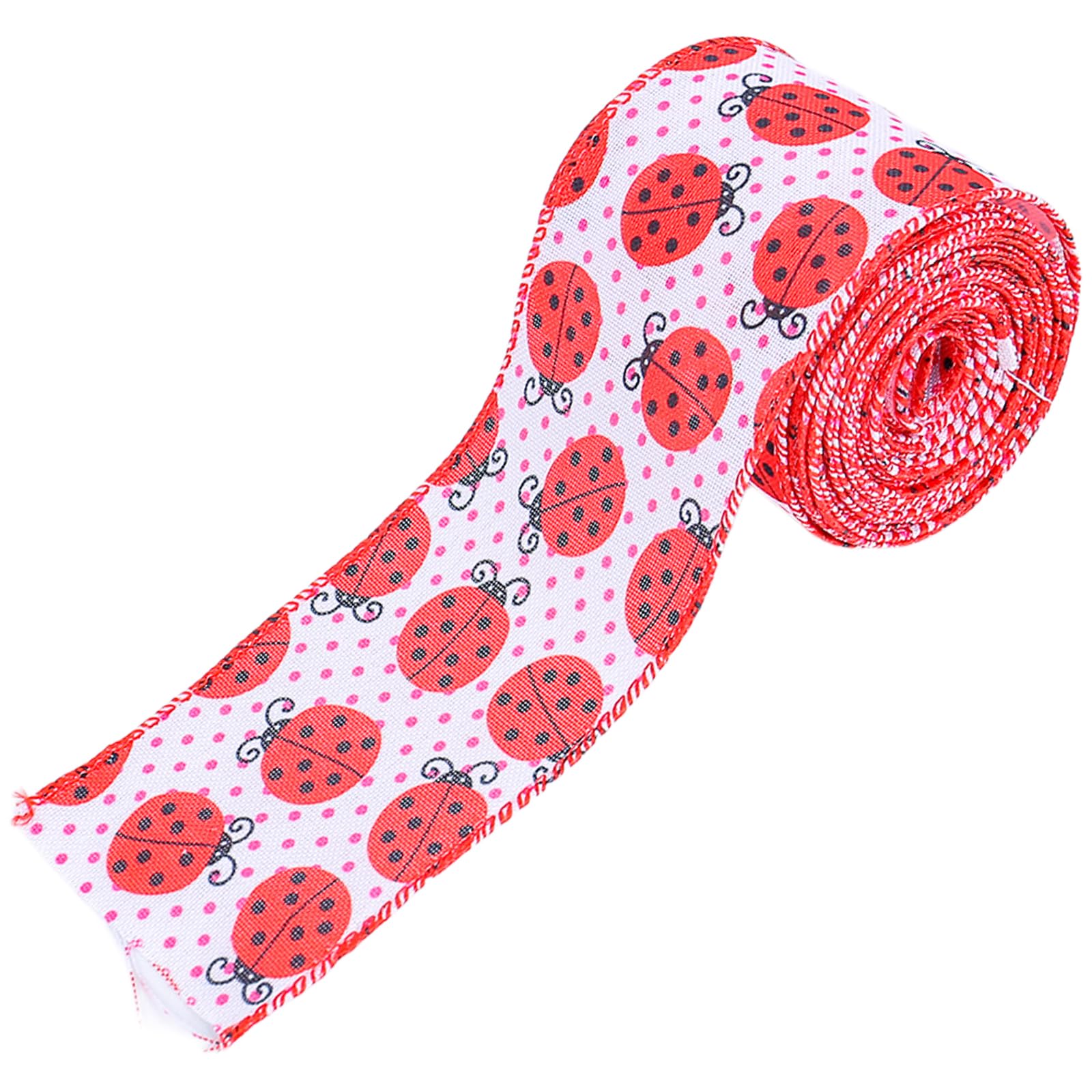 carotoe Wire Ribbon Ribbon Wreath, Decorative for Wrapping, Florals Arrangements and Crafting Supplies Wire Edged Wrapping