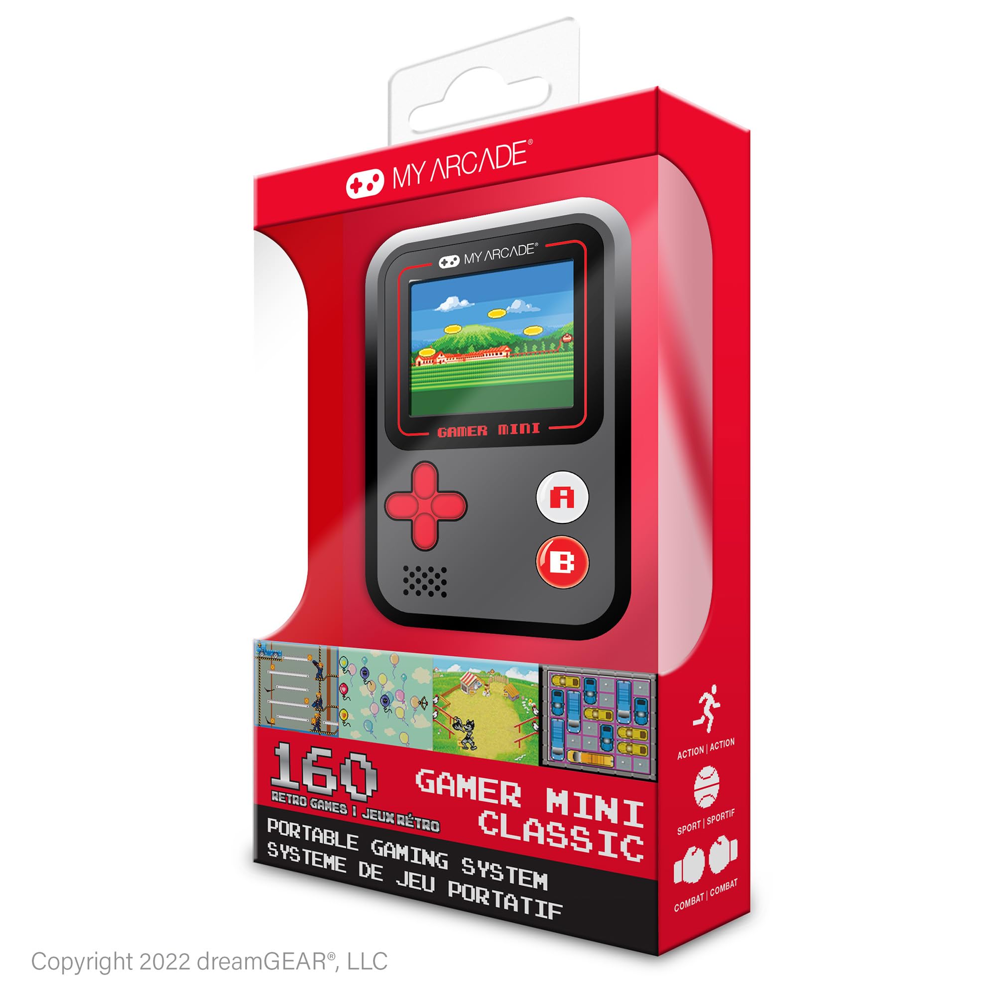 Amazon.com: My Arcade Gamer Mini Classic-Red: Miniature Handheld